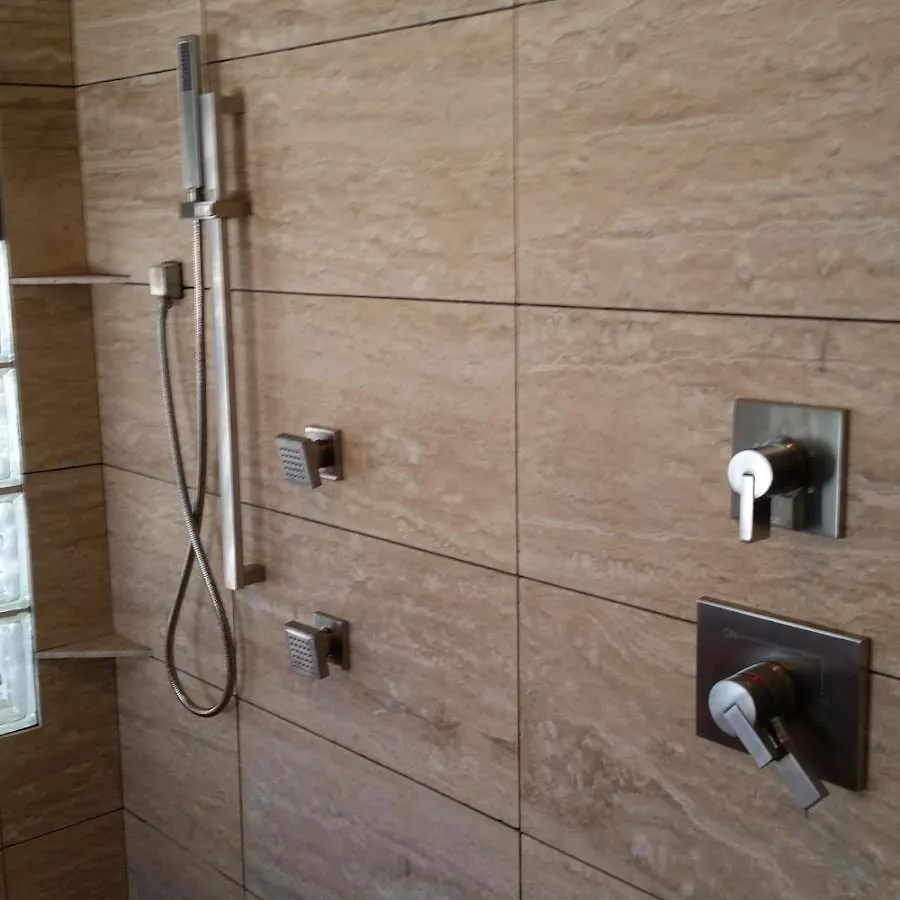 Shower fixture installation for Frozen Pipe Repair in Gilberts